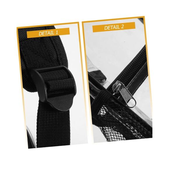 Elegant Casual Backpack Plastic Mini
Bag for Travel School Shopping Satchel - Picture 2 of 4